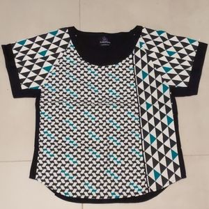 VINTAGE 80s Geometric Top
